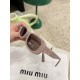 Today's collection of miumiu girls  SMU 08ZS] Drill leg bling bling~!Super cool small square sunglasses