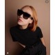 MIUMIU fallacy this year's strongest style women's large frame square frame modification face shape simple large face ladies sunglasses