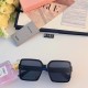 miumiu retro square box square show face small sunglasses net red female senior sense ins round face Korean version sunglasses 2024 new