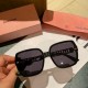 P  miumiu2024 latest models of polarized metal women's sunglasses   Material Polaroid high-definition polarized lenses, crafted foot wire is very atmospheric, vacuum coating, summer travel must-have models.3017