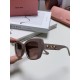 MiuMiu fallacy 2024 new Europe and the United States new fashion sunscreen cat's eye women's sunglasses trend senior sense of popularity of Ms. sunglasses