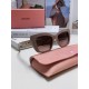 MiuMiu fallacy 2024 new Europe and the United States new fashion sunscreen cat's eye women's sunglasses trend senior sense of popularity of Ms. sunglasses