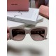 MiuMiu fallacy 2024 new Europe and the United States new fashion sunscreen cat's eye women's sunglasses trend senior sense of popularity of Ms. sunglasses