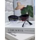 MiuMiu Miu Miu 2024 sunglasses female high-class sense cat-eye frame era teenage group the same sunglasses Ms. pop-ups