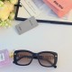 [miumiu high definition] 2024 new large frame round face sunglasses women's advanced sense ins anti-ultraviolet sunglasses