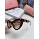 miumiu miu miu cat eye sunglasses, exquisite MiuMiu small logo, each big netroots blogger recommended!