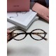 MIUMIU Miu Miu Zhang Yuanying models book nerd retro small round frame sunglasses for men and women 2024 new high-level sense of sunglasses sunshade UV oval street shooting