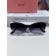 MiuMiu Miu Miu 2024 sunglasses female high-class sense cat-eye frame era teenage group the same sunglasses Ms. pop-ups