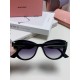 MiuMiu Miu Miu 2024 sunglasses female high-class sense cat-eye frame era teenage group the same sunglasses Ms. pop-ups