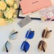 miumiu2024 advanced new light luxury wind gradient color ladies sun glasses Xiaohongshu Jieyin tide models net red sun shading sunglasses