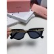 miumiu miu 2024 new personalized cone sunglasses, high-end luxury ladies trend glasses