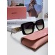 MiuMiu fallacy 2024 new spell large frame square sunglasses European and American millennial hottie retro female ins net red street shooting high quality sunglasses ladies sunglasses