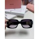 MiuMiu fallacy 2024 new spell large frame square sunglasses European and American millennial hottie retro female ins net red street shooting high quality sunglasses ladies sunglasses