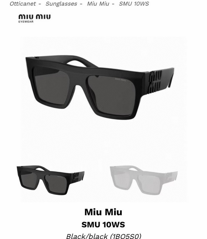 flush color arrives    MIU MIUMODELSMU10WSIZE55port19-135