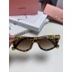 miumiu miu 2024 new personalized cone sunglasses, high-end luxury ladies trend glasses