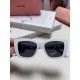 MiuMiu fallacy 2024 new Europe and the United States new fashion sunscreen cat's eye women's sunglasses trend senior sense of popularity of Ms. sunglasses