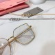 MIUMIU New Cutout Lens DesignsSMU51Y SIZE60-17-140Bezel logo around Detachable chain    chain separately