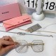 MIUMIU New Cutout Lens DesignsSMU51Y SIZE60-17-140Bezel logo around Detachable chain    chain separately