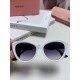 MiuMiu Miu Miu 2024 sunglasses female high-class sense cat-eye frame era teenage group the same sunglasses Ms. pop-ups