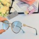 miumiu2024 new Korean version of the ins sunglasses female tide round face retro small round frame sunglasses net red light luxury wind sunshade