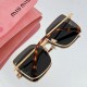 MIUMIU New Cutout Lens Design SMU51Y Gold Gray