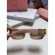 MIUMIU sunglasses are salty and sweet!!!! Love it so much!How can beautiful women not have a pair of good-looking sunglassesThis style of sunglasses is really nice!The miumiulogo on both sides is very chic!The shape is a