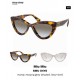 miumiu miu miu cat eye sunglasses, exquisite MiuMiu small logo, each big netroots blogger recommended!