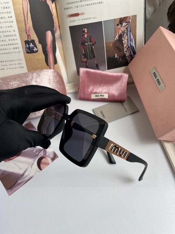 Miu miu miumiu women's sunglasses   HD Polarized Lenses     texture is awesome Big Brand Fan Netroots Style 7236