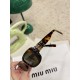 Today's collection of miumiu girls  SMU 08ZS] Drill leg bling bling~!Super cool small square sunglasses