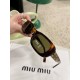 Today's collection of miumiu girls  SMU 08ZS] Drill leg bling bling~!Super cool small square sunglasses