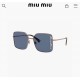 MIUMIU New Cutout Lens DesignsSMU51Y SIZE60-17-140Bezel logo around Detachable chain     Chain is sold separately.