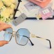 miumiu2024 new fashion advanced sense sunglasses female large face thin UV sunscreen sunglasses driving