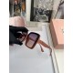 . NewBrand,   Miu Miu miumiu women's polarized sunglasses   TR frames   Imported Polaroid HD polarized lenses, metal logo inlaid temples, high-end customized design, wear a super model, travel and driving essentials. (No