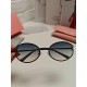 MIUMIU Miu Miu retro oval sunglasses fashion UV sunshade Korean glasses high quality tide