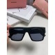 MIUMIU fallacy this year's strongest style women's large frame square frame modification face shape simple large face ladies sunglasses