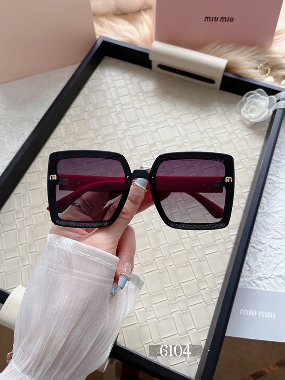 miumiu home women's polarized sunglasses     starry sky models   big brand model   net red live broadcast recommended models               6104