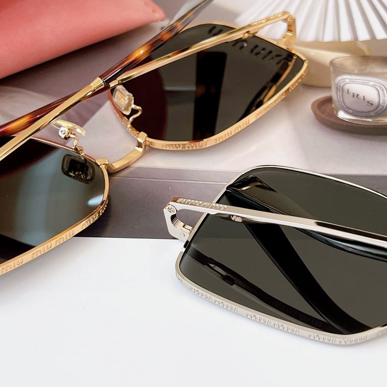 MIUMIU new hollowed out lens design original can hang chain non-market version recognize the exclusive quality   SMU51Y SIZE60-17-140 border logo around detachable chain