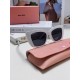 MiuMiu fallacy 2024 new Europe and the United States new fashion sunscreen cat's eye women's sunglasses trend senior sense of popularity of Ms. sunglasses