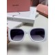 MiuMiu fallacy 2024 new spell large frame square sunglasses European and American millennial hottie retro female ins net red street shooting high quality sunglasses ladies sunglasses