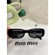 Today's collection of miumiu girls  SMU 08ZS] Drill leg bling bling~!Super cool small square sunglasses