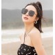 MIUMIU   2022 Fashion Trend Luxury Decorative Sunglasses Nylon Polarized HD Sunglasses Star Poster Models Ultra-high complexity craftsmanship Stereoscopic texture full of    Seriously look at the details ha   Spot  Model