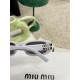 Today's collection of miumiu girls  SMU 08ZS] Drill leg bling bling~!Super cool small square sunglasses