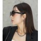 MIUMIUMUMU  20233 spring new   shiny new models bright debut    sunglasses tide fine personality design simple fashion counter quality worth having absolutely tide explosion Enhance personal taste of the fashion single p