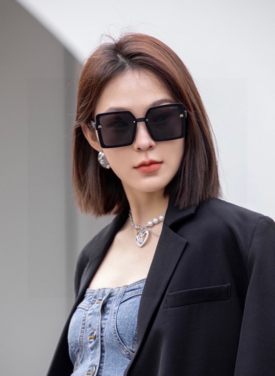 2023 newest models miumiu home women's polarized sunglasses     starry sky models big brand model celebrity style live broadcast recommended models #