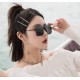 MIUMIU   2022 Fashion Trend Luxury Decorative Sunglasses Nylon Polarized HD Sunglasses Star Poster Models Ultra-high complexity craftsmanship Stereoscopic texture full of    Seriously look at the details ha   Spot  Model