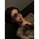 miumiu new Zhang Yuanying star with the same advanced sense of retro style radiation protection handsome photo rimless fashion Hong Kong style