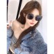 MIUMIU New Cutout Lens Design SMU51Y Silver Gray