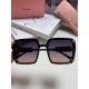 MIUMIU Miu Miu 2024 new Korean version of the large frame round face large face UV shielding sunglasses sunglasses female tide temperament senior sense sunscreen sunglasses