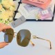 MIUMIU Miu Miu sunglasses female Zhao Jinmai with SMU52W elegant hollow large square frame sunglasses 0MU52WS