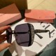 Pmiumiu large frame polarized sunglasses Netroots celebrities street shooting must-have collocation [Celebration] Fashion Trend (1002)